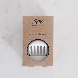 NEW Saje Aromatherapy Diffuser ScentBall w/ 5 Pads